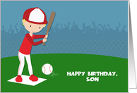 Baseball Theme, Birthday for Son card
