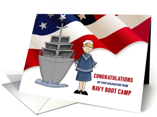 Navy Boot Camp, Female, Congratulations card (1374650)