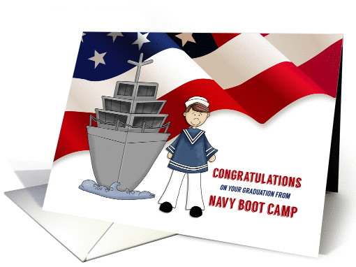 Navy Boot Camp, Male, Congratulations card (1374652)