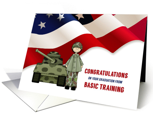 Basic Training Graduation, Male, Flag, Tank card (1375366)
