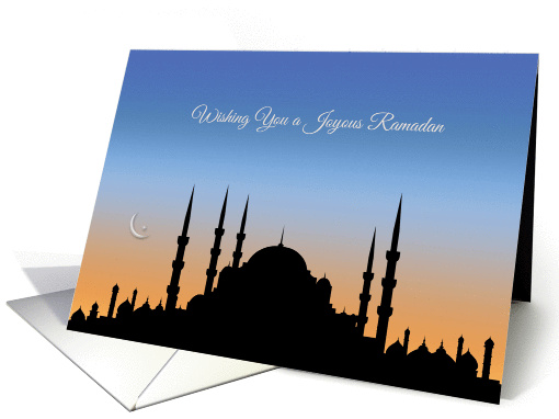 Mosque at Sunset, Ramadan card (1376780)