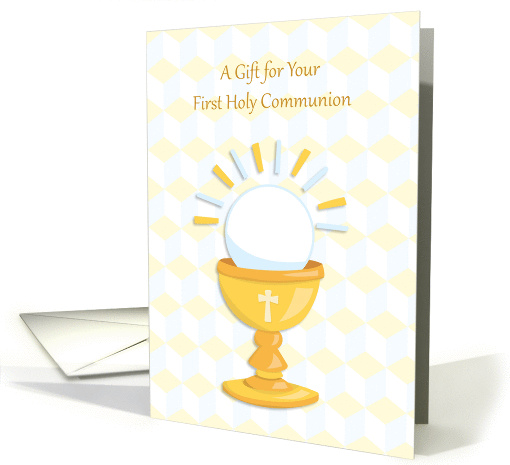 First Communion Chalice, Gift for You card (1378016)