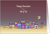 Colorful Mosques, Ramadan, From All of Us card