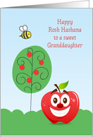 Happy Rosh Hashana for Granddaughter card