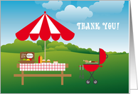 Barbecue, Picnic, Thank You card