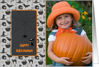 Witch’s Brew Pattern, Halloween Photo Card