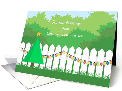Season's Greeting from Lawn Service, Customize card (1403808)