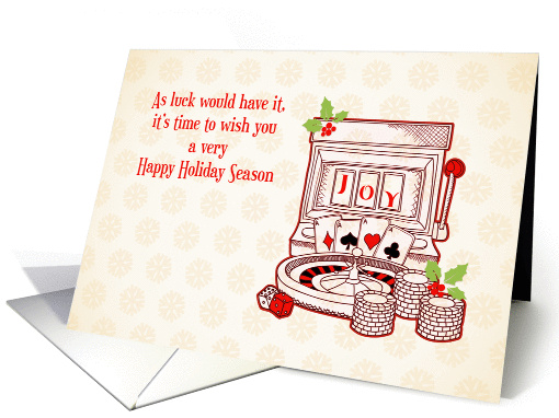 Casino Holiday Wishes card (1404450)
