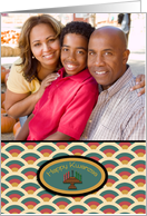 Shell Pattern, Kwanzaa Photo Card