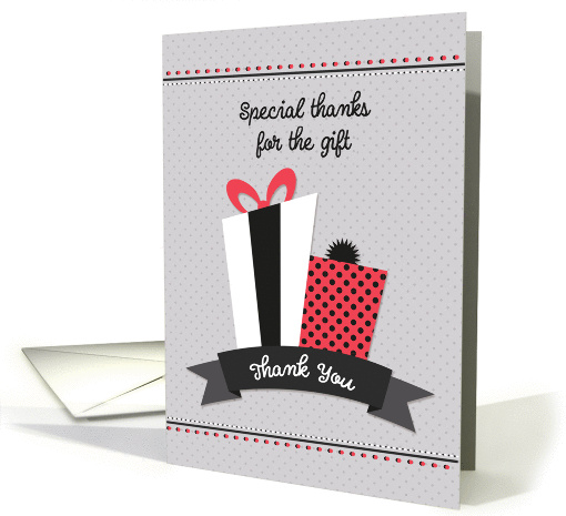 Pretty Gift Packages, Thank You for Gift card (1411534)