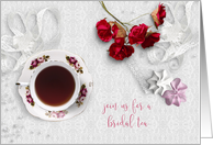 Bridal Tea Shower Invitation card