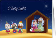 Christmas Nativity Scene card