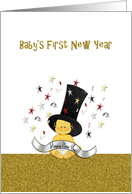 Baby’s First New Year card