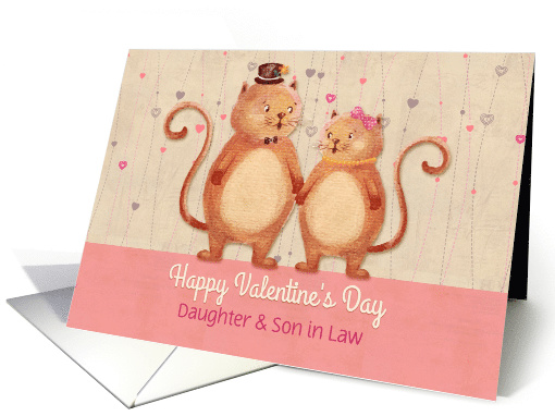 Cute Cat Couple, Valentine's Day Customize card (1417918)