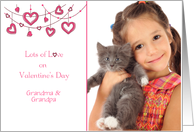 Valentine’s Day Heart Garland Photo Card