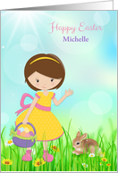 Little Easter Girl, Customize card