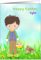 Little Easter Boy, Customize card