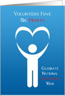 Heart in Hands, National Volunteer Week card