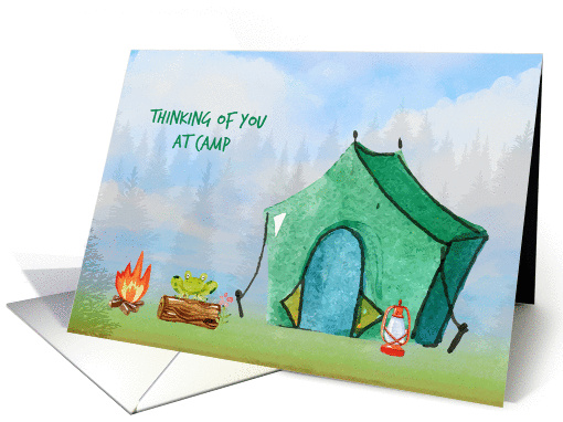 Outdoor Camp Scene, Thinking of You at Camp card (1434204)