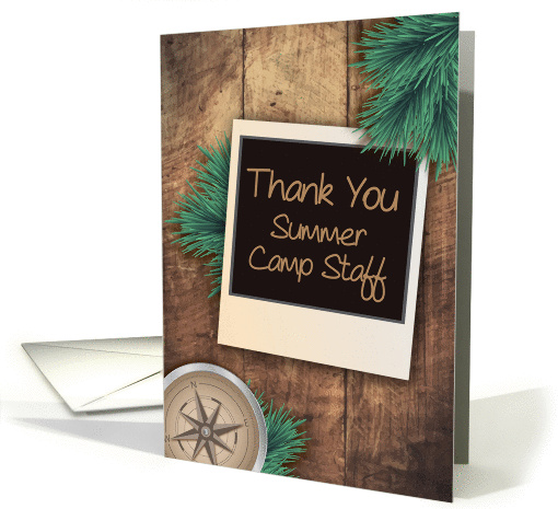 Thank You Summer Camp Staff card (1437390)