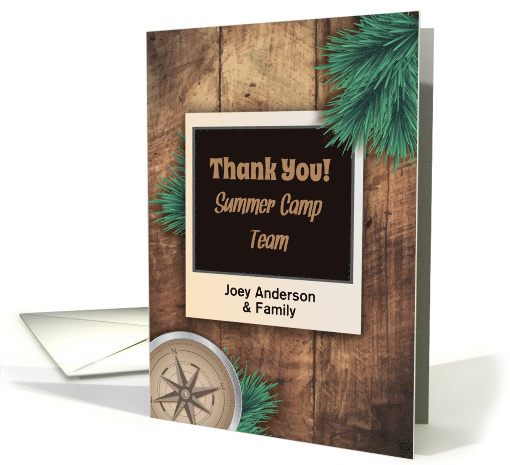 Thank You Summer Camp Staff Customize card (1437394)