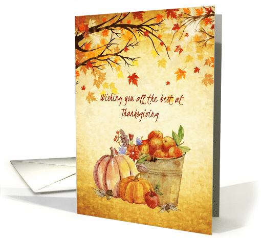 Autumn Harvest for Thanksgiving card (1442420)