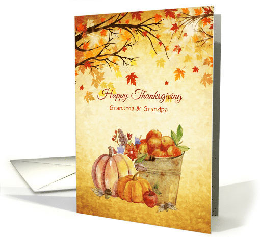 Autumn Harvest for Thanksgiving, Customize card (1442464)