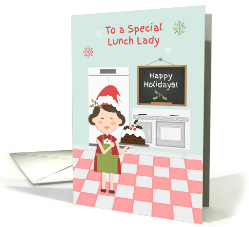 Lunch Lady Happy Holidays card (1458472)