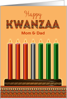 Kwanzaa Kinara Customize card