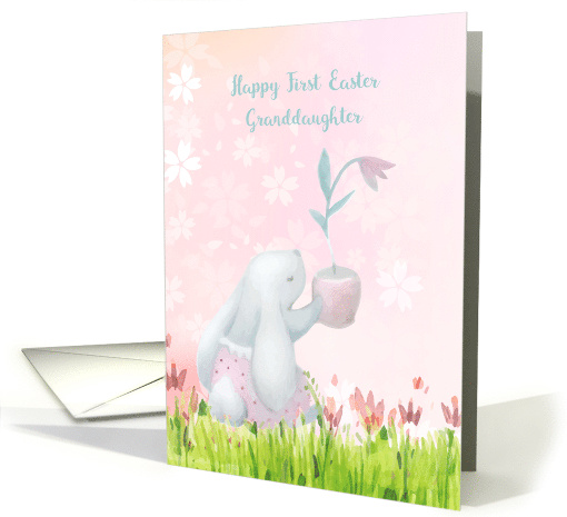 Granddaughter First Easter Sweet Bunny card (1467282)