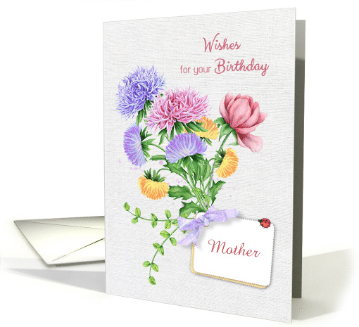 Customize Relationship Birthday Floral Arrangement card (1467810)