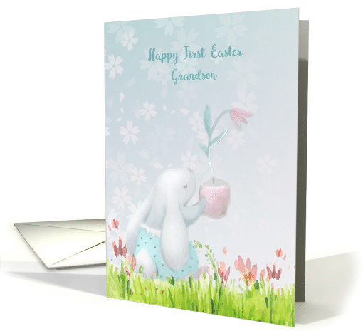 Grandson First Easter Sweet Bunny card (1468430)