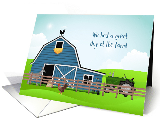 Thank You Farm Tour card (1470292)