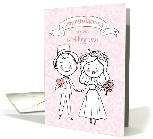 Congratulations Newlyweds Cute Couple card (1470504)