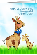 Grandfather Father’s Day Giraffes card