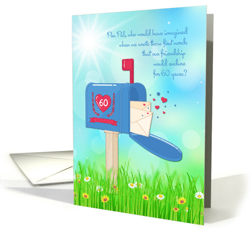 60 Years Pen Pal Anniversary card (1471676)