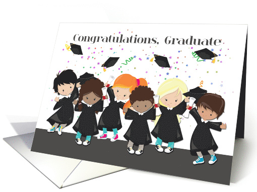Group of Graduates Congratulations card (1471932)