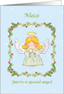 Christmas Angel for Niece card