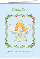 Christmas Angel for Daughter card