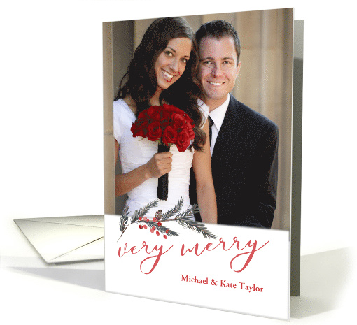 Very Merry Holiday Photo card (1489928)