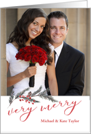 Very Merry Holiday Photo Card