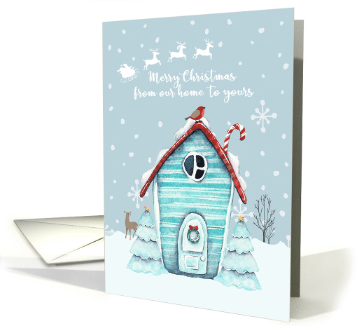 Merry Christmas from our Home to Yours - Winter Scene card (1500470)