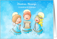 Customized Singing Angels card