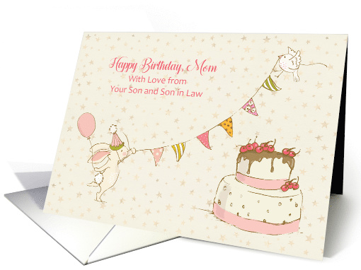 Birthday for Mom from Son and Son in Law card (1505996)