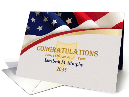 Custom - Congratulations Police Office of the Year - US... (1506510)