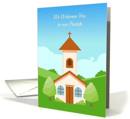 Welcome to Parish - Church Scene card (1511152)