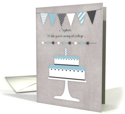 For Nephew Birthday While Away at College card (1528668)
