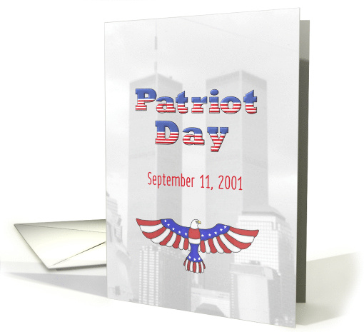 Patriot Day September 11th with Twin Towers card (1532444)