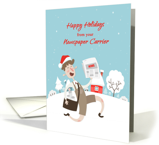 From Newspaper Carrier Happy Holidays card (1533246)