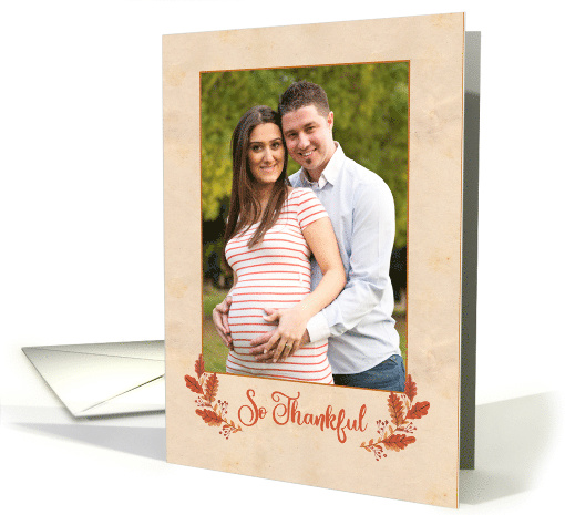 Thanksgiving Foliage Photo card (1534356)